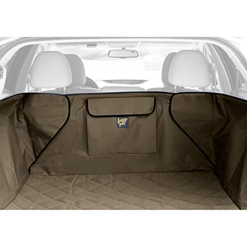 FrontPet Cargo Cover for Dogs, Water Resistant Pet Cargo Liner Dog Seat Cover Mat for SUVs Sedans Vans with Bumper Flap Protector, Non-Slip, Backseat Cover, Trunk Liner Universal Fit (Large/Tan) - Thumbnail 3