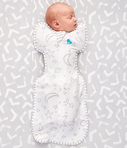 Image of Love To Dream Swaddle UP, Baby Sleep Sack, Twin Zipper for Easy Diaper Changes, Arms UP Position, Hip-Healthy, Lightweight & Breathable, Sleeping Bag, Moderates Ideal Temperature, 3-6 M, Cream