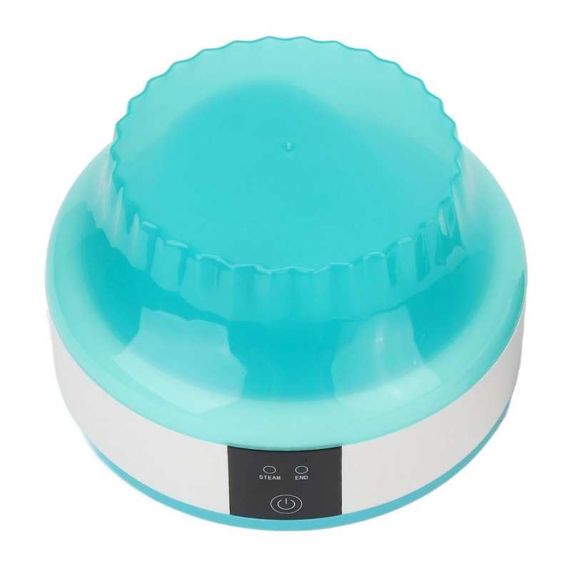 Nail Gel Removers Machine Electric Silicone Heating Nail Steam Polish Removers for Manicure Nail Polish Cleaning 100‑245V - (Color: EU Plug)