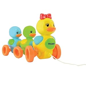 TOMY E4613 Waggel Kwak Eendjes, pak van 1, Meerkleurig