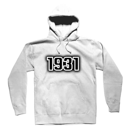 Sweat à capuche blanc unisexe 1931 pour exprimer votre style