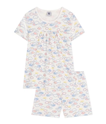 Petit Bateau Mädchen Pyjacourt - Klassischer Baumwoll-Schlafanzug Von Der Französischen Kultmarke