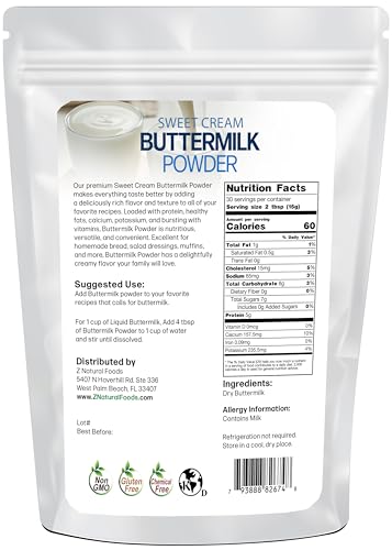 Z Natural Foods Sweet Cream Buttermilk Powder