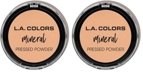 Image of L.A. COLORS Mineral Pressed Powder, Creamy Natural CMP373 (Pack of 2)