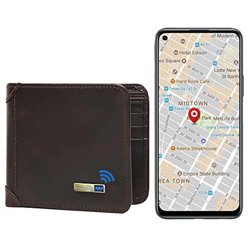 Anti-Lost Mens Bluetooth Wallet Trackable Wallet for Men Minimalist Slim thin Tracker & Finder credit card Gift Box
