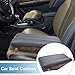 A ABSOPRO Car Front Seat Inflatable Mat Comfortable Car Inflatable Mattress Sleeping Mat for Napping Travel Deep Gray