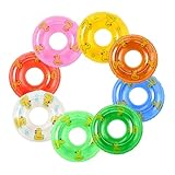 Juguetes de piscina: estos mini anillos de natación tienen colores y realistas, adecuados para la decoración de , juguetes de bañera