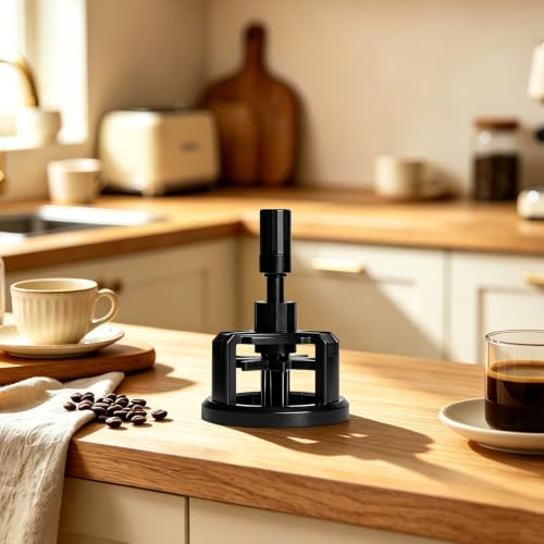 Herramienta agitadora de espresso y distribuidor de agujas ajustable para portafiltros 5
