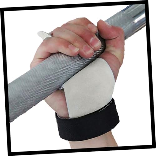 BESPORTBLE 3 Pares De Halteres Handguard Pull Ups Protetor De Palma De Couro Muscle Ups Luvas De Cou