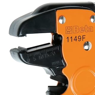 BETA - Pinza Spellafili Frontale Autoregolabile per Cavi Elettrici con Dispositivo di Taglio Integrato, Regolazione Lunghezza Spellatura e Pressione su Isolante, Impugnatura Ergonomica, 1149F