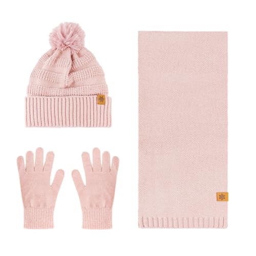 Chaud chapeau gants et longue écharpe femme stop vent et froid