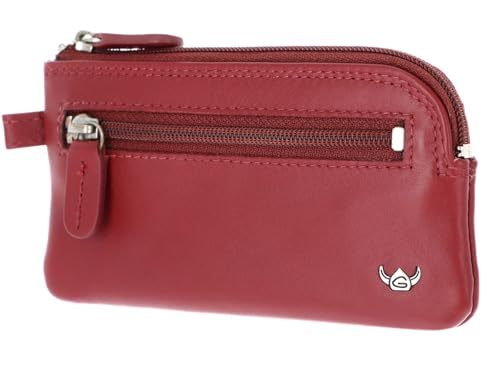 Étui à clés Golden Head Polo en cuir véritable compact