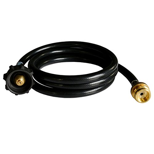 onlyfire 6FT Propane Adapter Hose, Propane Hose Adapter 1lb to 20lb for Weber, Coleman, Blackstone Grill, Buddy Heater, Smoker, Camping Stove