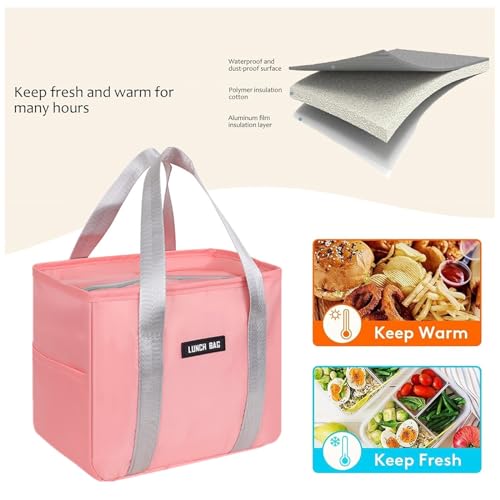 WUWYOUWL Lunch Bag, Cute Carton Insulated Lunch Box - Image 4
