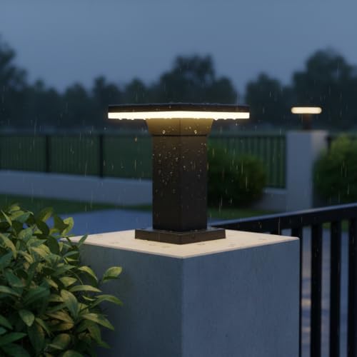 Image of Lyse Decor LED Gate Light Waterproof, Outdoor Wall Light for Home Entrance, Garden, Balcony & Exterior Decoration (Pack of 1)