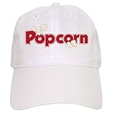 CafePress Popcorn Cap Unique Adjustable Baseball Hat White