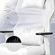 OneGame Video Gaming Stuhl, Atmungsaktiver Computer Racing Style Drehstuhl Verstellbare Rückenlehne Ergonomischer Gamer Desk Chair mit Lendenwirbelstütze, Weiß