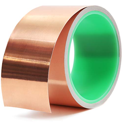 Copper Foil Tape with Conductive Adhesive for Electrical Repairs (2 in x 6 Yds) - Thumbnail 4