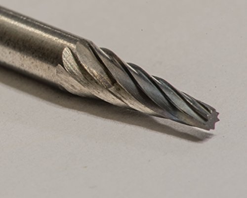 SM-41 Fresa de carburo macizo a corte único 1/8" x 11/32" miniatura 4