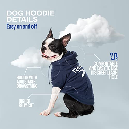 Reebok Dog Hoodie – Fleece Dog Sweater With Leash Hole, Cold Winter Dog Sweatshirt For Small Medium And Large Dogs, Premium Dog Fall Sweater Pullover Hoodie, Cozy Warm Perfect Dog Christmas Outfit #TOP29