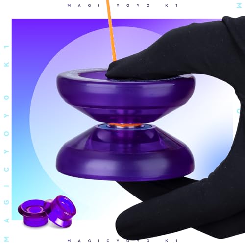 MAGICYOYO Pack of 3 Responsive Yoyos for Kids, Dual Purpose Yoyo with Unresponsive Yoyo Bearing for Adults Beginner, 3 Yoyo Bags, 18 Yoyo Strings, Yoyo Ball Accessories (Gradient Color) by MAGICYOYO - Used condition - Image 7