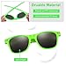 FEPITO 30 Pieces Green Party Sunglasses for Birthday Party Supplies Treat Bag Fillers for Beach Pool Party Toys