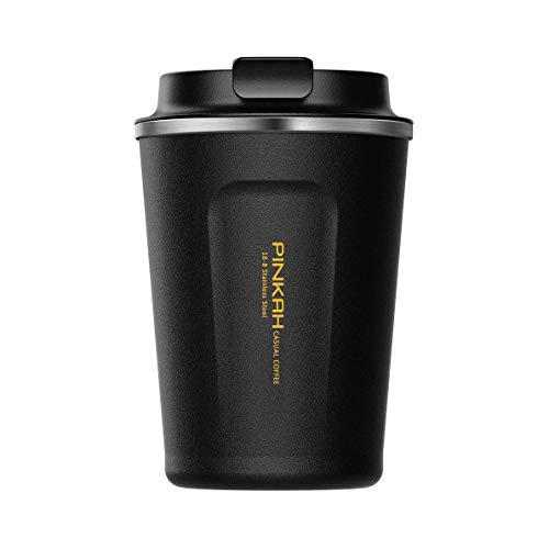 TCLTECH Stainless Steel Insulated Coffee Mug - Perfect for Traveling with Hot or Cold Drinks