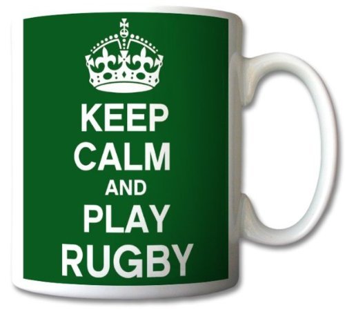 Keep Calm And Play Rugby Mug Cup Gift Retro by GreatDeals4you