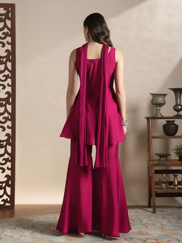 Image of Globus Women Co-ord Set (8909389015778 Fuchsia L)