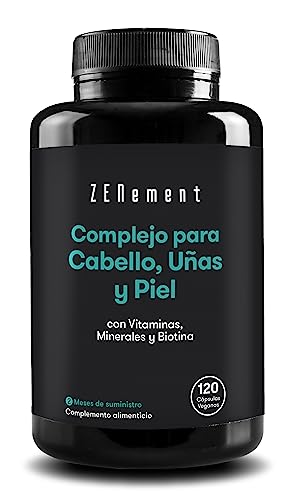Tratamiento contra caída Cabello y debilidad de Uñas y Piel | 120...