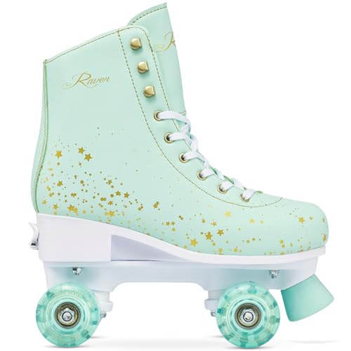 Miniatura 3 de Raven Noa Mint - Patines De Ruedas Con Luces Led, Ajustables, 35-38 22,5 - 24 Cm