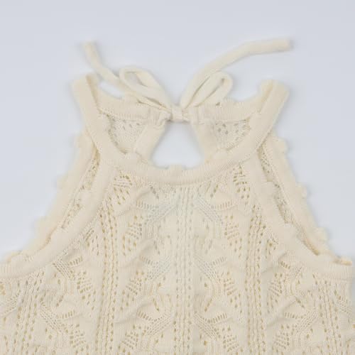 HOOLCHEAN Baby Toddler Girls Summer Thin Knitted Camisole Short Top2