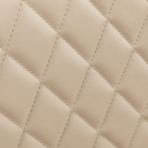 Lunling Mid Century Modern Dining Chairs Set Of 2 Accent Faux Leather Chair Bentwood Frame With Armrest,Upholstered Seat,Metal Legs,Adjustable Foot For Kitchen Dining Room Desk Chairs(Beige W009) #TOP4