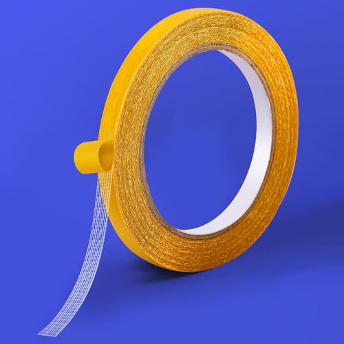 Doppelseitiges Gewebeband | 1cmx20m | Doppelseitiges Teppichklebeband für Flächenteppiche | Klebeband für Bodenbeläge, Treppenstufen und Mehr | Hohe Haftkraft, Einfaches Entfernen ohne Rückstände Doppelseitiges Gewebeband | 1cmx20m | Doppelseitiges Teppichklebeband für Flächenteppiche | Klebeband für Bodenbeläge, Treppenstufen und Mehr | Hohe Haftkraft, Einfaches Entfernen ohne Rückstände