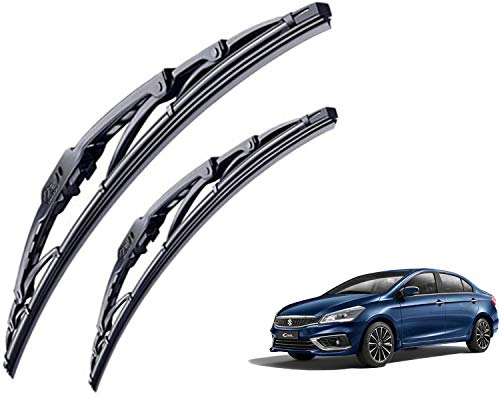 Image of WolkomHome High Performance OE Car Wiper Blade Replacement set of 2 Pc Right 24 inch Left 14 inch for maruti-suzuki-ciaz