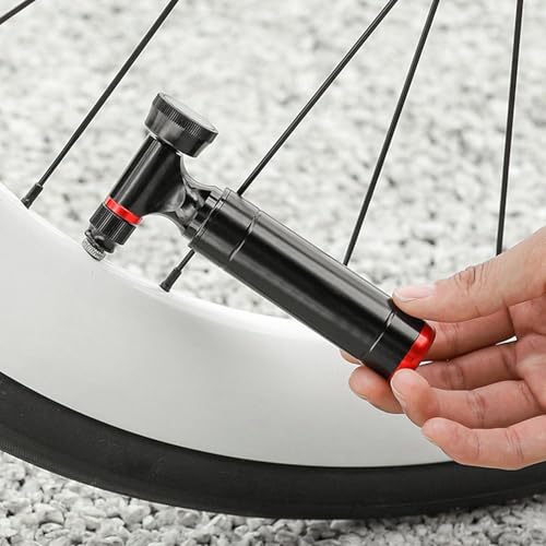 Bomba de pneu com manômetro, bomba de ar para pneus de bicicletas,Bomba de pneus de bicicletas de al