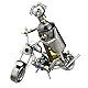 Flaschenhalter Motorrad für Weinflaschen │ 40.5x27.0x16.5cm Metall │Weinflasche Bierflasche Flaschenständer (1 x Flaschenhalter Motorrad)