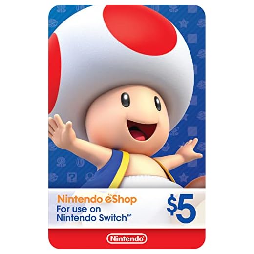 $5 Nintendo eShop Gift Card [Digital Code]