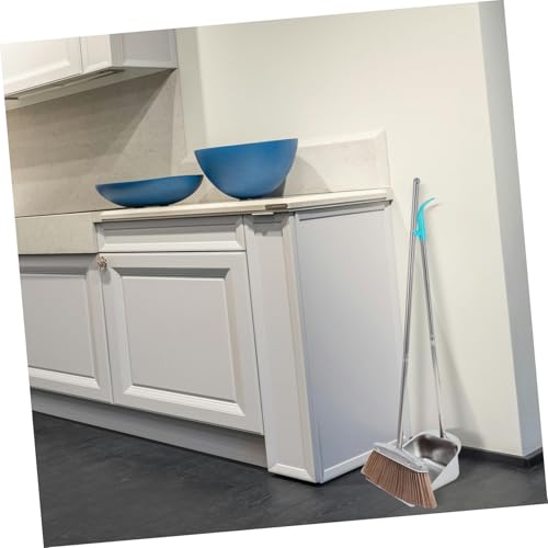1 Satz Besen-kehrschaufel-Set Wiederverwendbar Alles Reinigung Haushalt Handhaben Borste Bürsten Handbesen Drinnen Mops Lang Besen Mit Kehrschaufel Reiniger Rostfreier Stahl – Bild 6