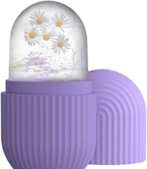Facial Ice Roller for Face Massage Brighten Skin Natural Glow Reusable Tool (100 g)|DEV-ENT-P081