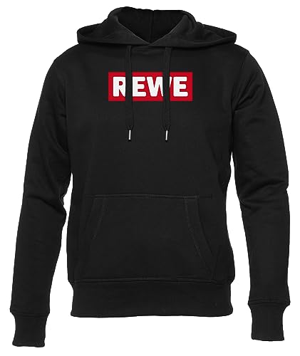 GUNMANTOR Mengapa Rewe Supermarket Berjumpa Schwarz Kapuzenpullover Herren Damen Unisex Langarm Ärmel Black Hoodie Mens Womens