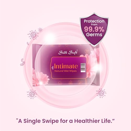 Image of Intimate Wipes Women - 30 Wipes (Pack of 3 x 10) | Menthol & Fragrance Extract | pH Balanced, Alcohol & Paraben Free | Skin-Friendly Daily Hygiene
