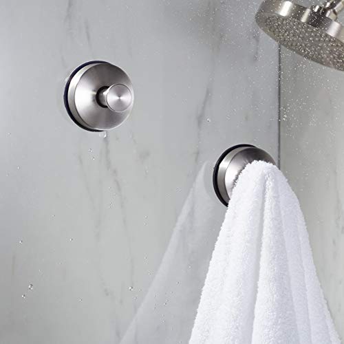 Amazon Basics Bathroom Robe Hook - Suction Cup, Plastic #TOP4
