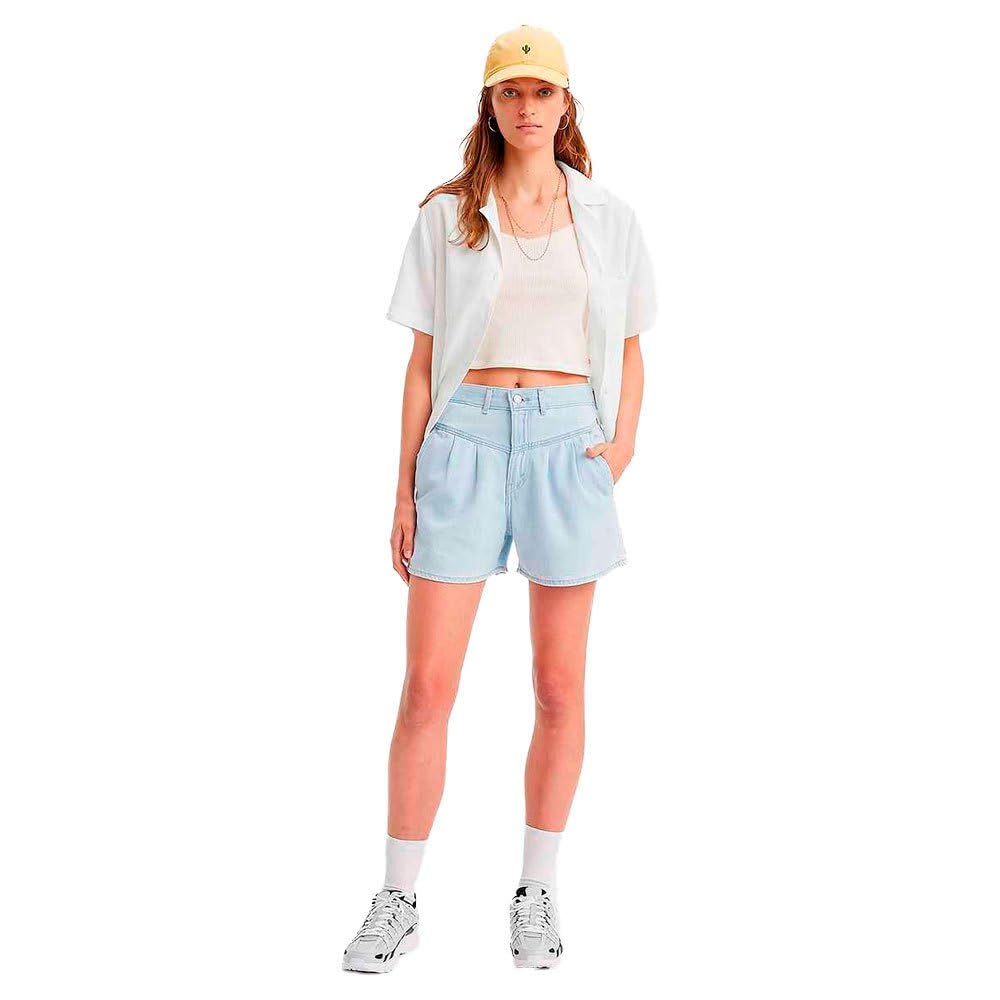 Levi's Featherweight MOM Short MED Indigo - Worn in, Poole Party, 24