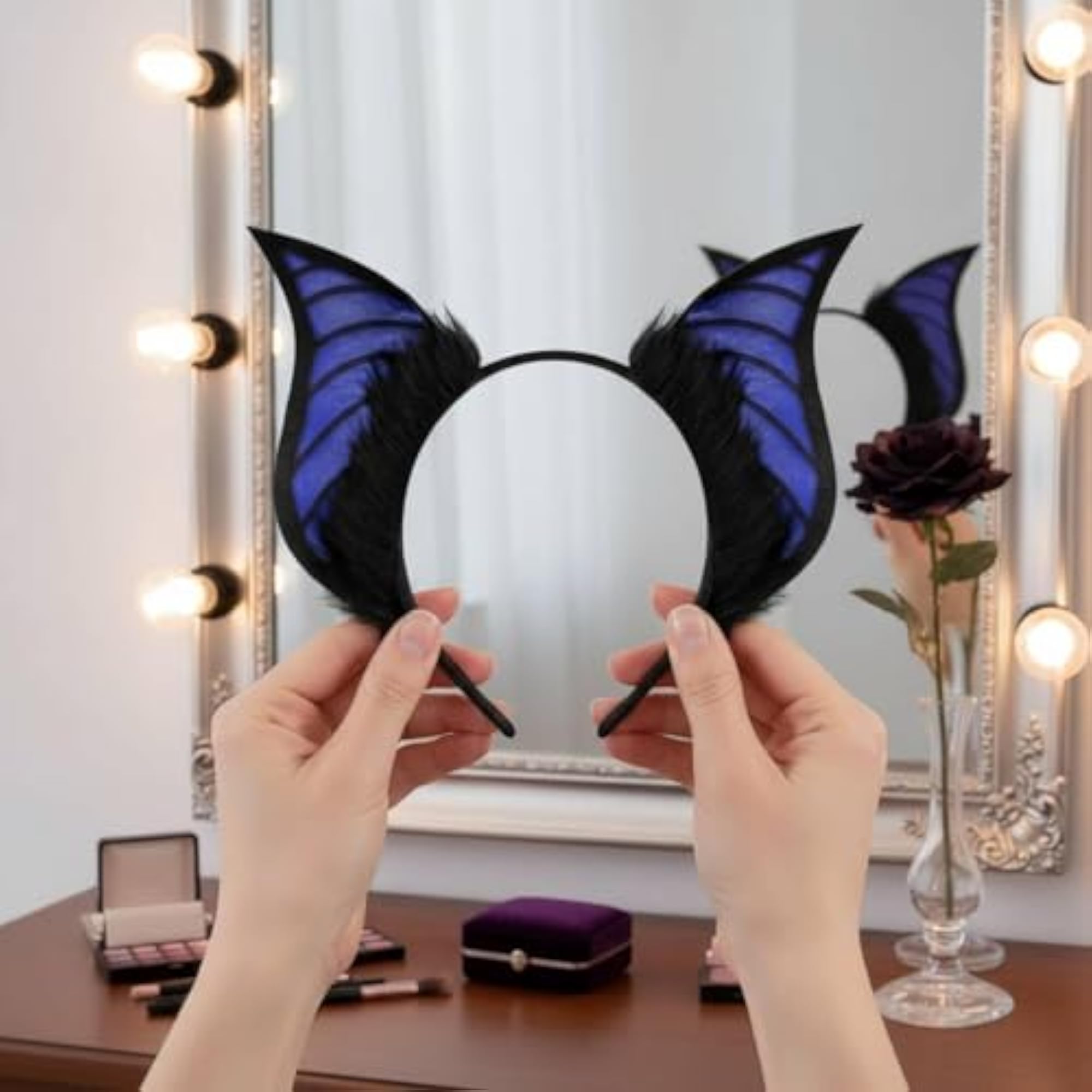 Nocturnal Ear Headband, Gothic Comfortable Fit