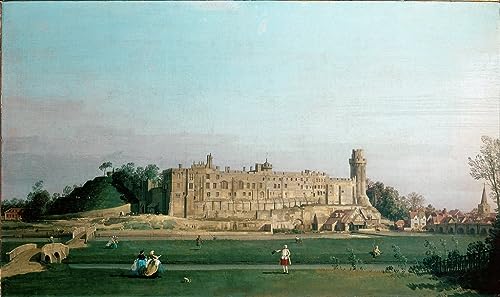 Poster toile 50x70 cm Warwick Canaletto SERENDIPITP sans cadre