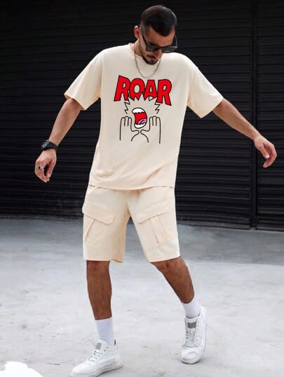 Image of The Modern Soul Oversized T Shirt for Men | Drop Shoulder Loose Fit Tshirt for Men