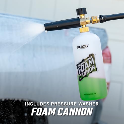 Image of Slick Products Off-Road Wash + Pressure Washer Foam Cannon - 64 oz
