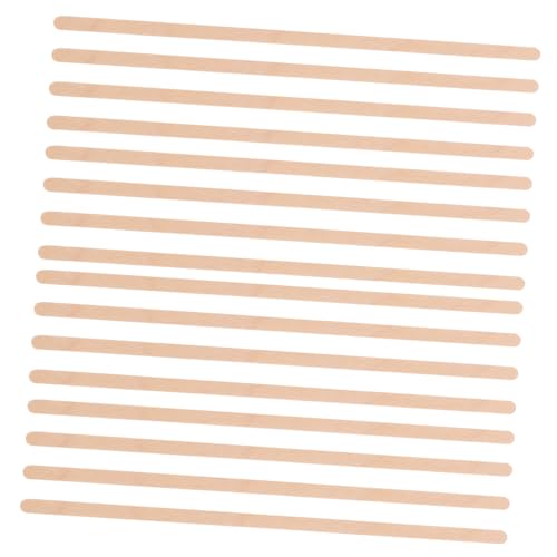 CANIGHT 150pcs Wooden Coffee Stirrer Sticks 14cm Sturdy Art Stirring Rod Black for Drinks Cocktails