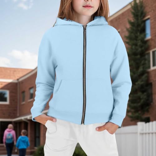 Kids Creative Backpack Hoodie for Girls Boys Zip Up Travel Hoodie with Backpack Zip Up Sweatshirt Teen Preppy Clothes3